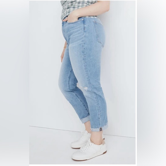 Madewell The Perfect Vintage Straight Jeans Light Wash Size 32 - Picture 3 of 10